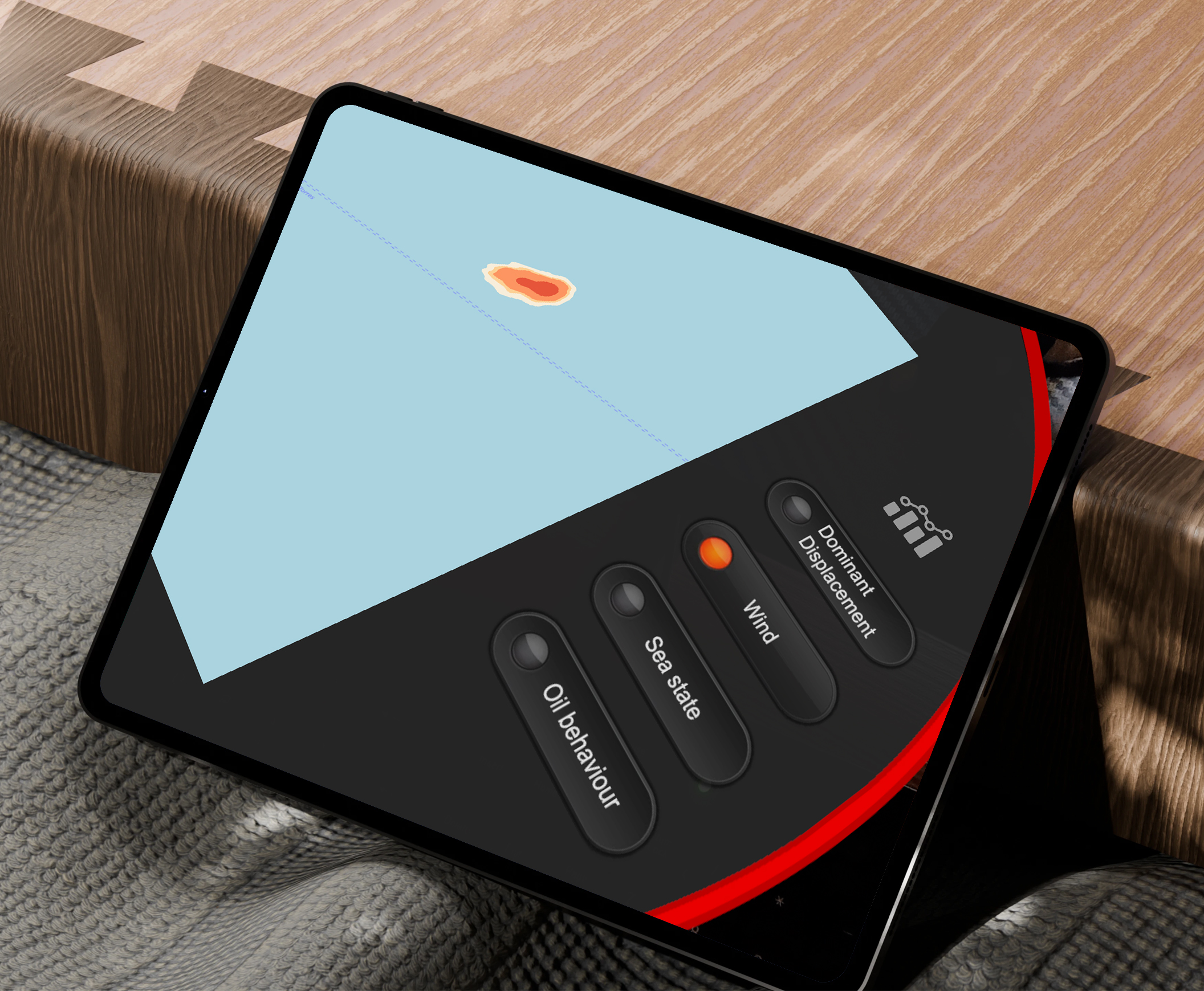 Oil Spill AR dashboard